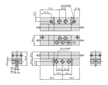 Pilot Operated Sub Base Valves