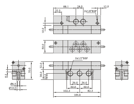 Pilot Operated Sub Base Valves